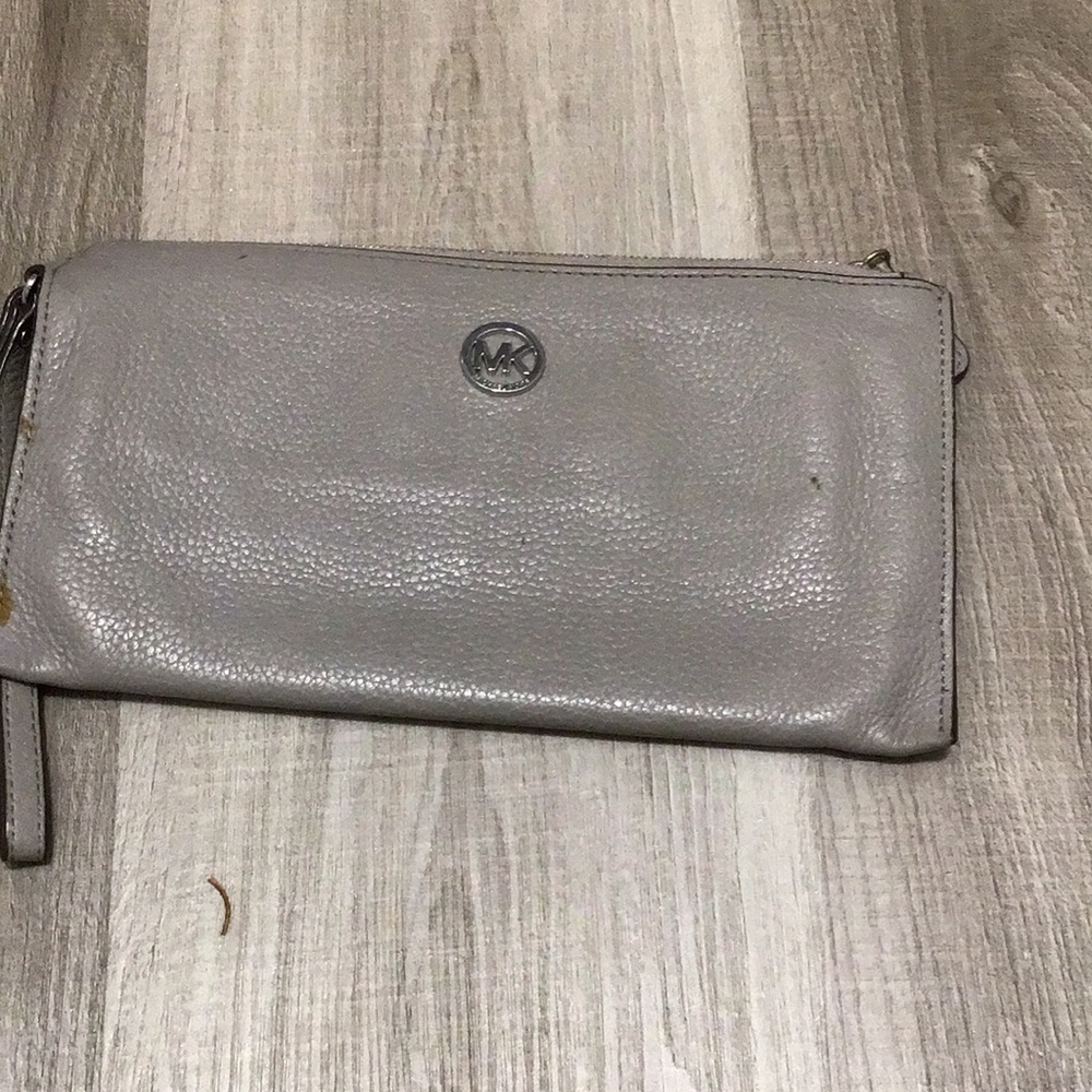 Gray Michael Kors handbag